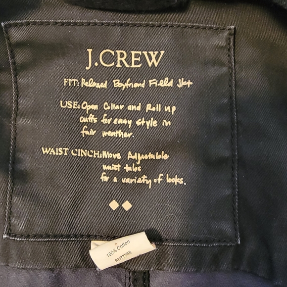 J Crew Relaxed Boyfriend Field/Utility Jacket Size S - Picture 3 of 13